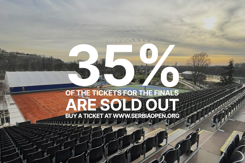 STRONG INTEREST IN TICKETS FOR THE SERBIA OPEN 2022 TOURNAMENT