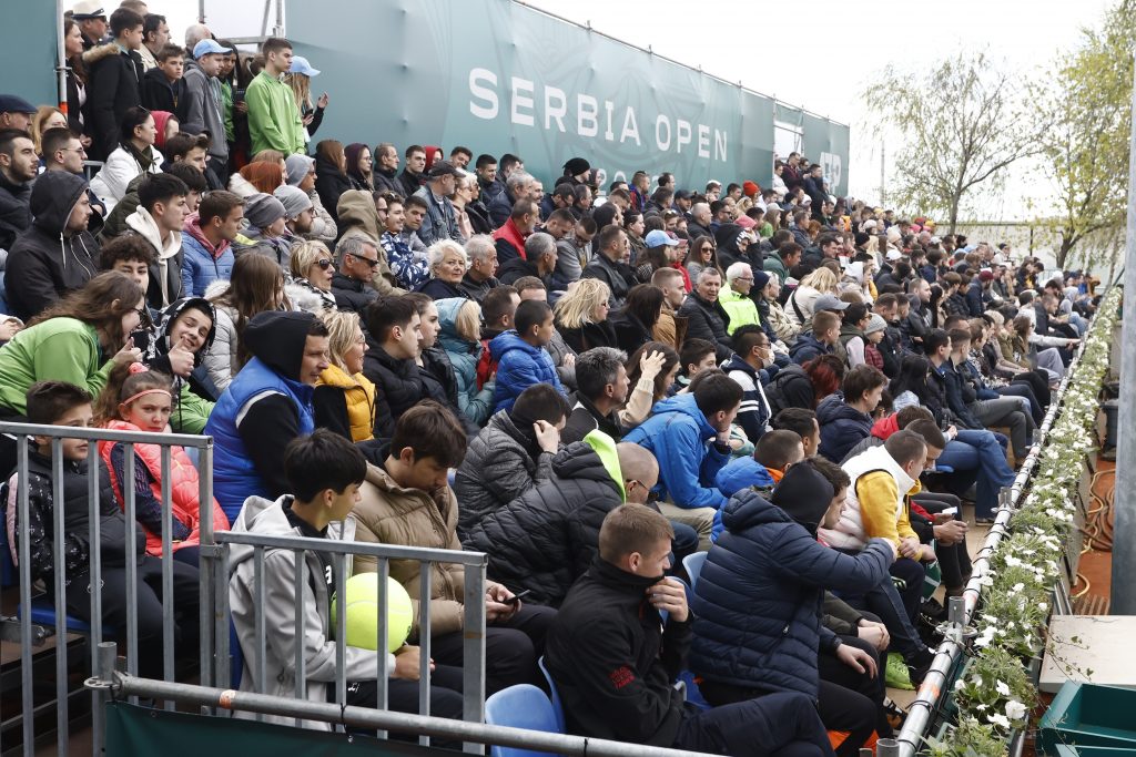 Full stands at the courts of TC “Novak”