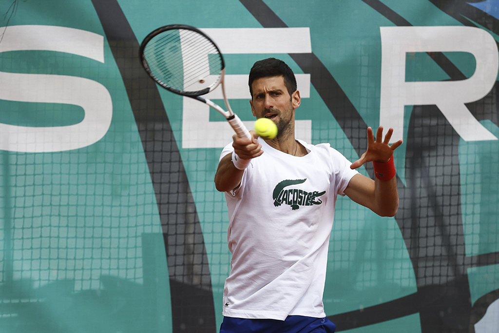 Nole suggests interesting matches with intensive training sessions